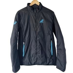 Babolat Men’s Black Padded Primaloft Lightweight Training Jacket / Size M *EUC